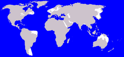 Sperm Whale range (in blue)